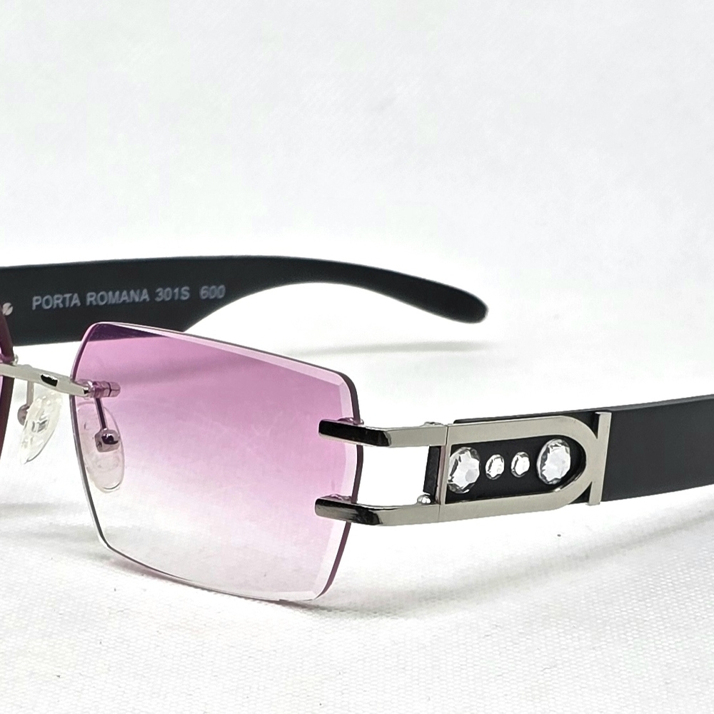 Porta Romana Sunglasses With Pink Lenses View 4